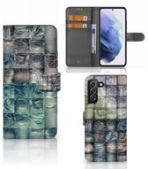 Wallet Case met Pasjes Samsung Galaxy S22 Plus Spijkerbroeken