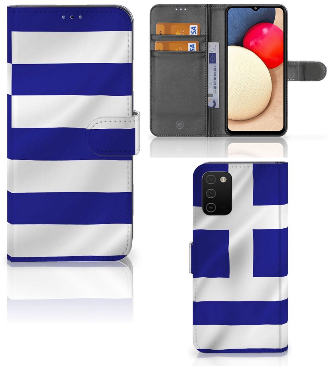 Samsung Galaxy A03s Bookstyle Case Griekenland