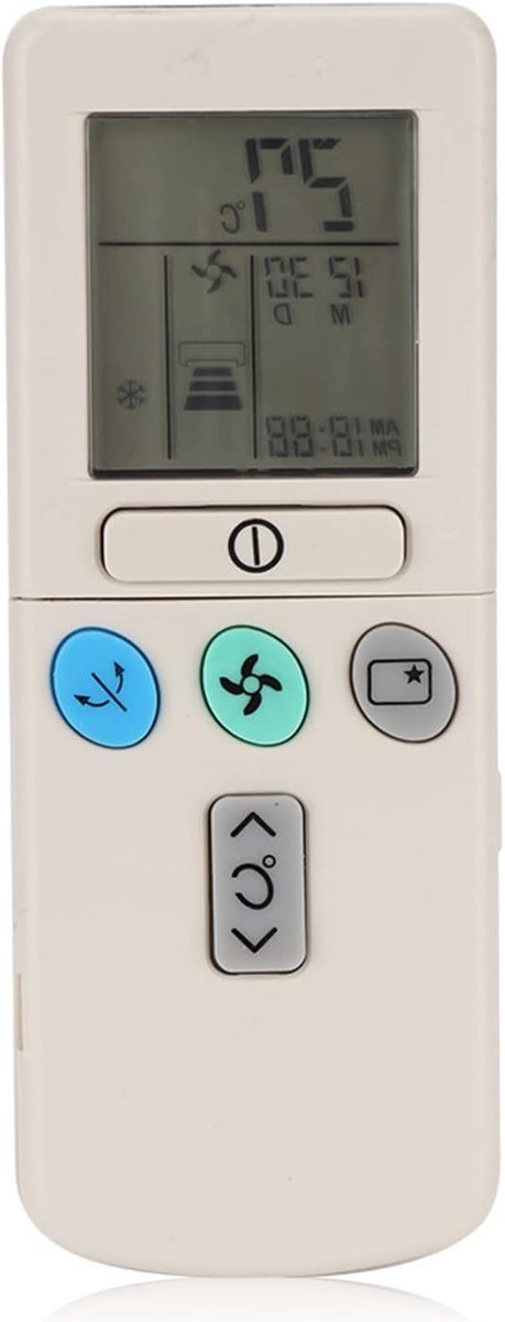 Multifunctionele afstandsbediening voor airconditioners, geschikt voor diverse modellen en merken, eenvoudig in gebruik en betrouwbaar