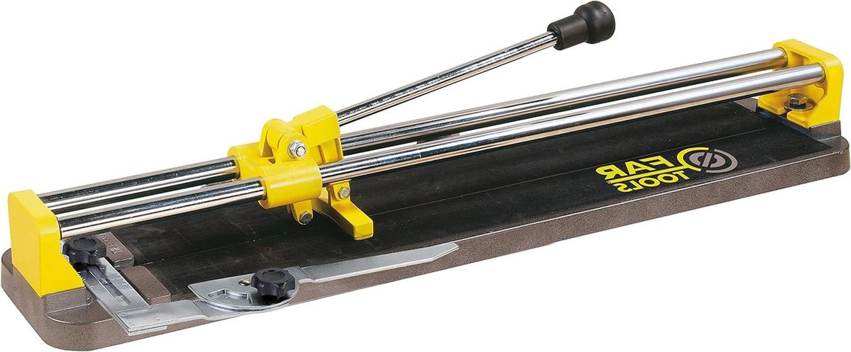 Handmatige Tegelsnijder - Tegelsnijmachine Tegel Snijder - Gladde Tegels Snijden - Dubbele Kogellager Geleiding - 650 mm - Geel