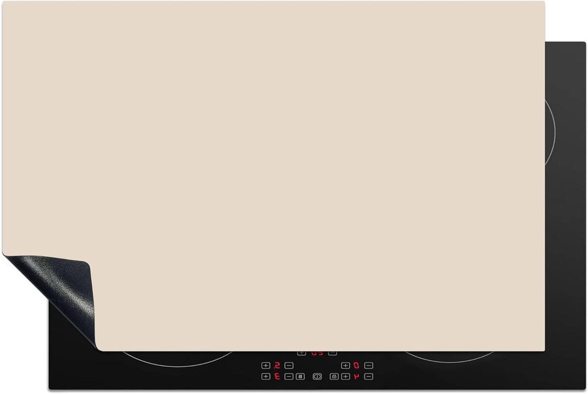 Inductiebeschermer - Inductie mat - Kookplaat Beschermen - Extra Werkruimte - 81x52 cm - Beige