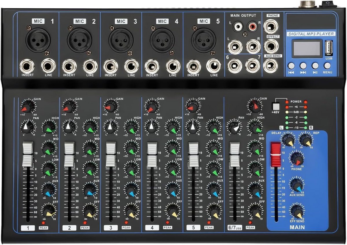 Mengpaneel - Dj Mix Set - Audio controller - audio systeem