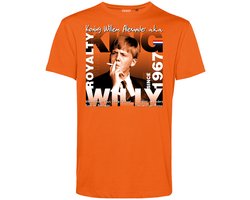T-shirt Koning Willem Alexander a.k.a. Willy | Koningsdag Kleding | Shirt Oranje | oranje | maat 5XL