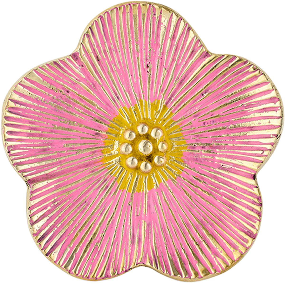 Doing Goods Faye Flower Schaaltje - Groot - Roze