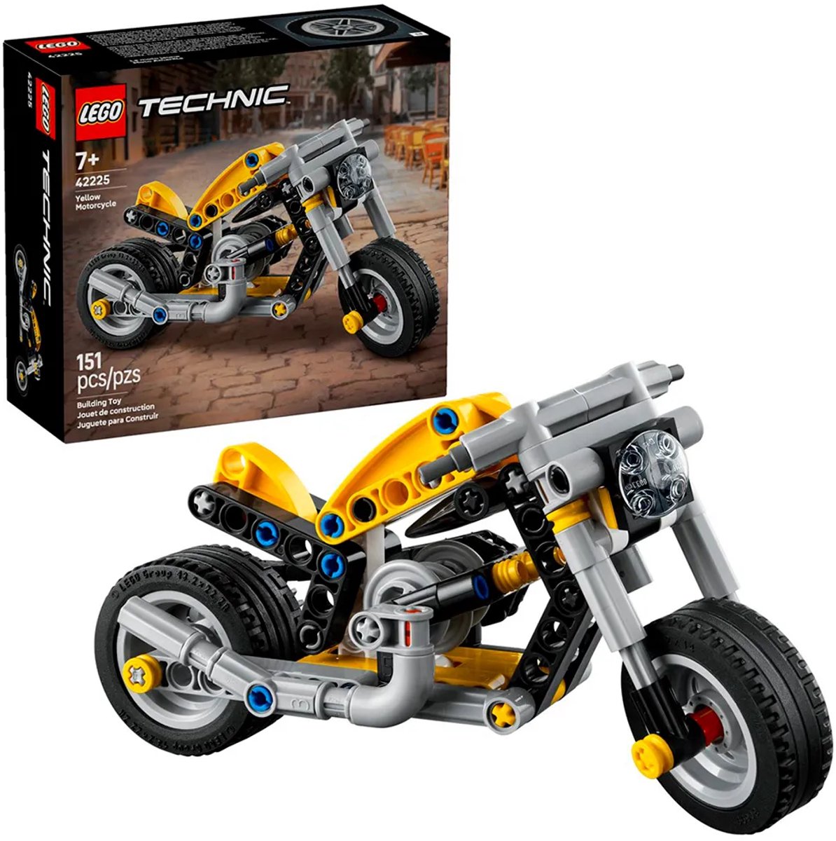 LEGO Technic - Gele Motor Speelgoed voor Kinderen vanaf 7 Jaar - 42225 — afbeelding 20