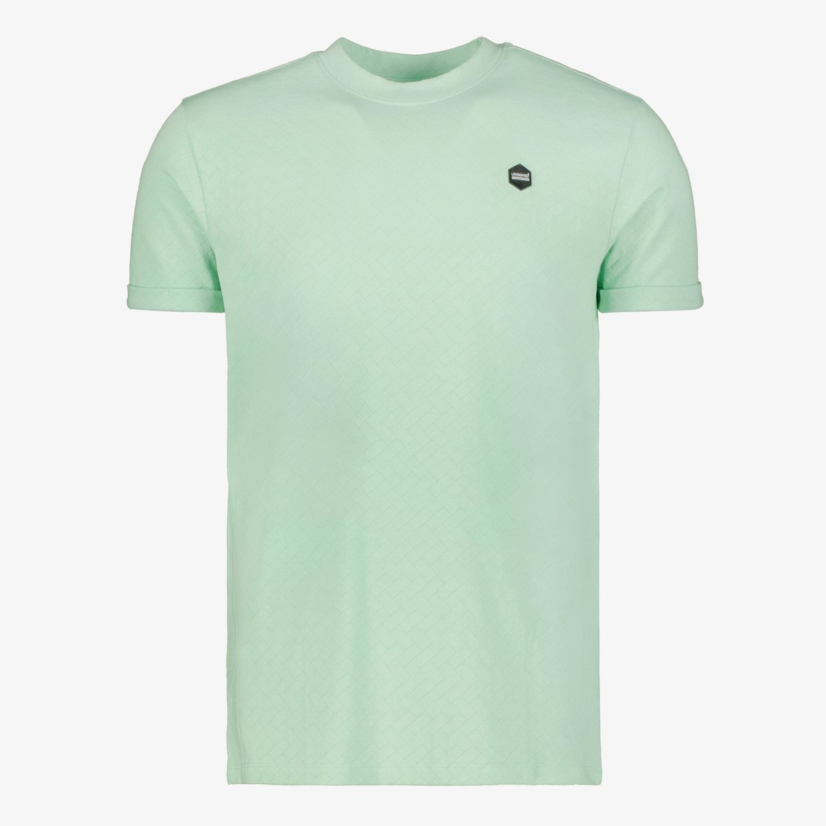 Unsigned heren T-shirt mintgroen - Maat M