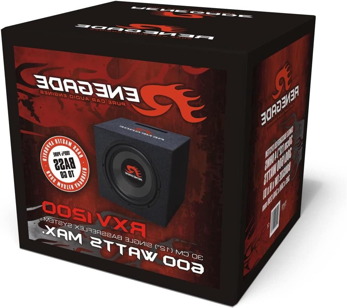 Behuizing Subwoofer - Auto subwoofer kast - Krachtige Bas Creëren - 30 cm Basreflex Systeem