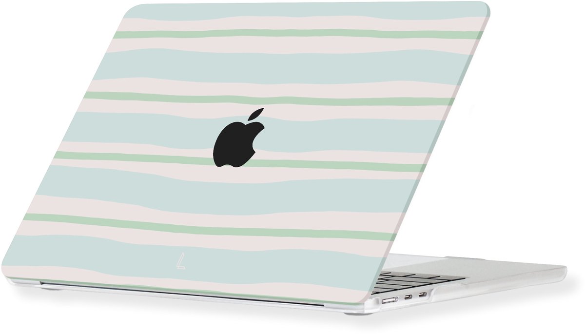 Lunso Geschikt voor MacBook Air 15 inch (2023-2026) cover hoes - case - Soft Surf