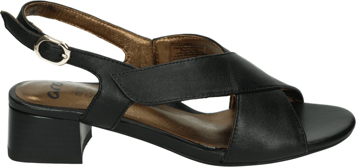 Ara 1251802 GRAZ-S Sandalen met hakDames Sandalen Zwart