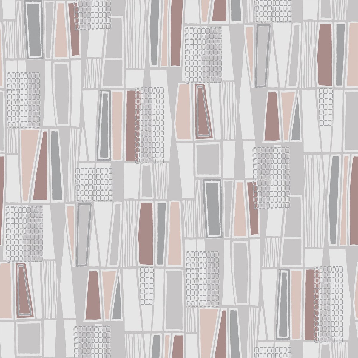 Boråstapeter Vliesbehang 5471 - Alla Tiders Hus - Abstract Roze - 53cm x 10.05m