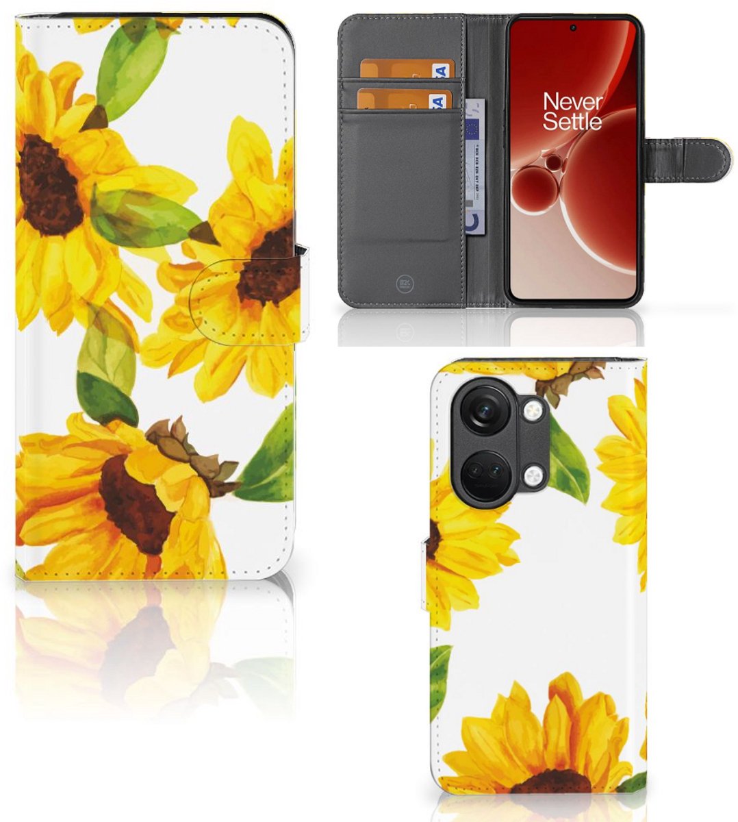 Hoesje voor OnePlus Nord 3 Zonnebloemen