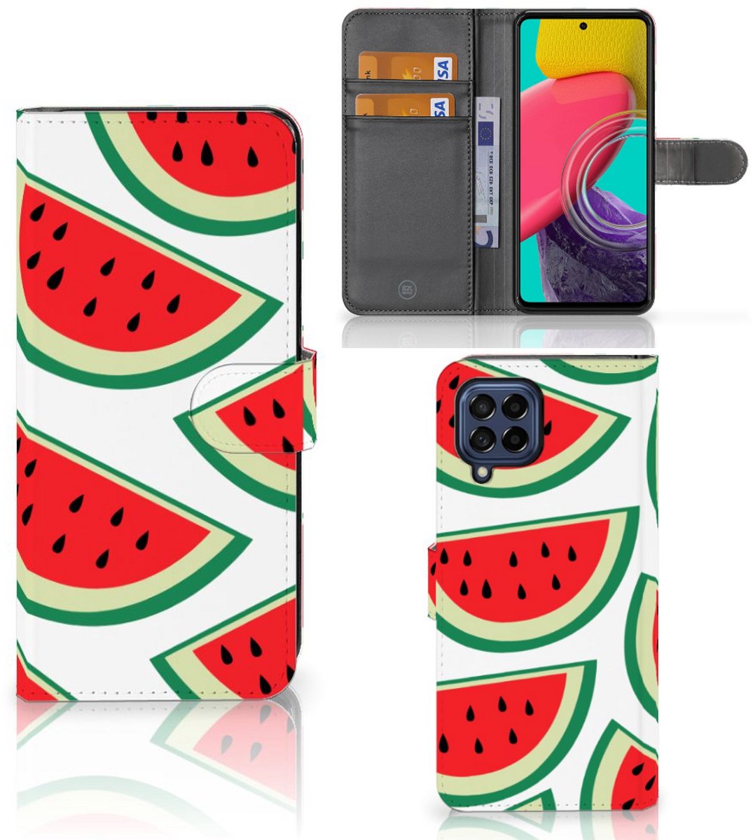 Samsung Galaxy M53 Book Cover Watermelons
