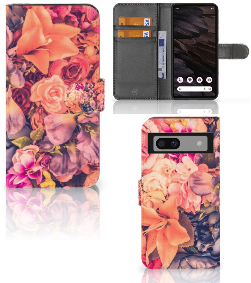 Google Pixel 7A Hoesje Bosje Bloemen