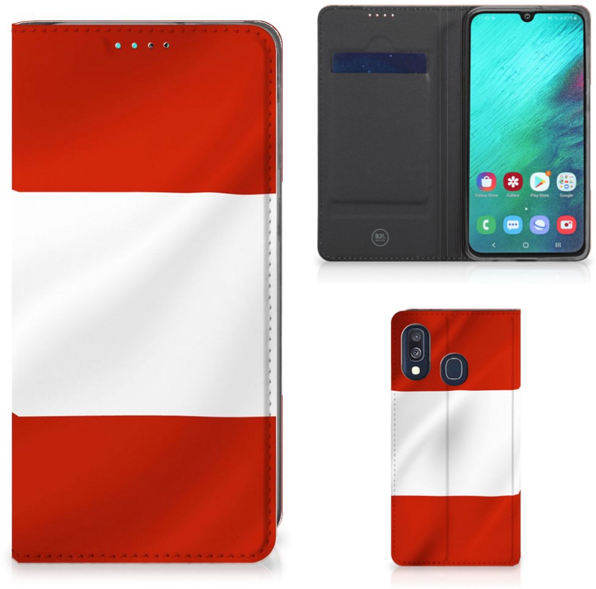 Samsung Galaxy A40 Standcase Oostenrijk