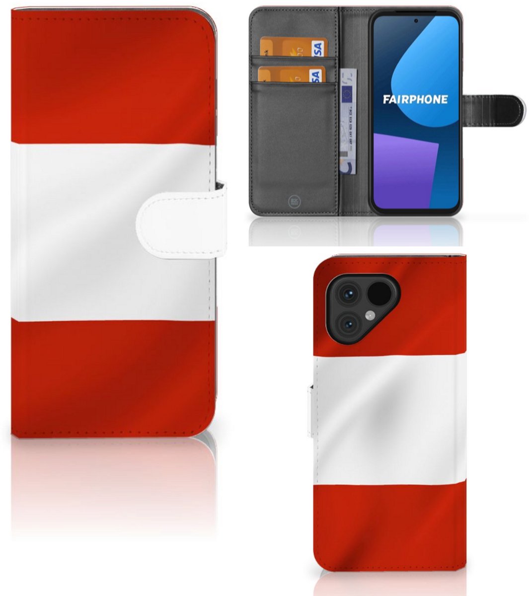 Fairphone 5 Bookstyle Case Oostenrijk