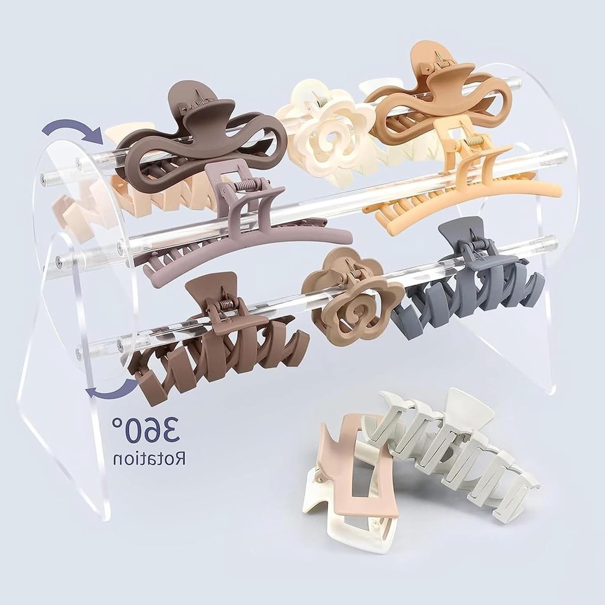 Haarbandhouder voor tieners en vrouwen - Transparante acryl organizer voor haaraccessoires en haarbanden, perfect cadeau voor meisjes