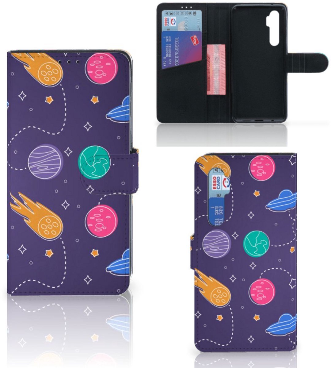Xiaomi Mi Note 10 Lite Wallet Case met Pasjes Space