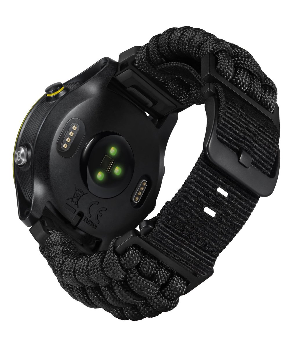 Cosensi - Sporthorlogeband - Vervangende Nylon Band - Stevige Paracord - 20mm 22mm 26mm - Geschikt voor Fenix Instinct Forerunner - Diverse Kleurmo...