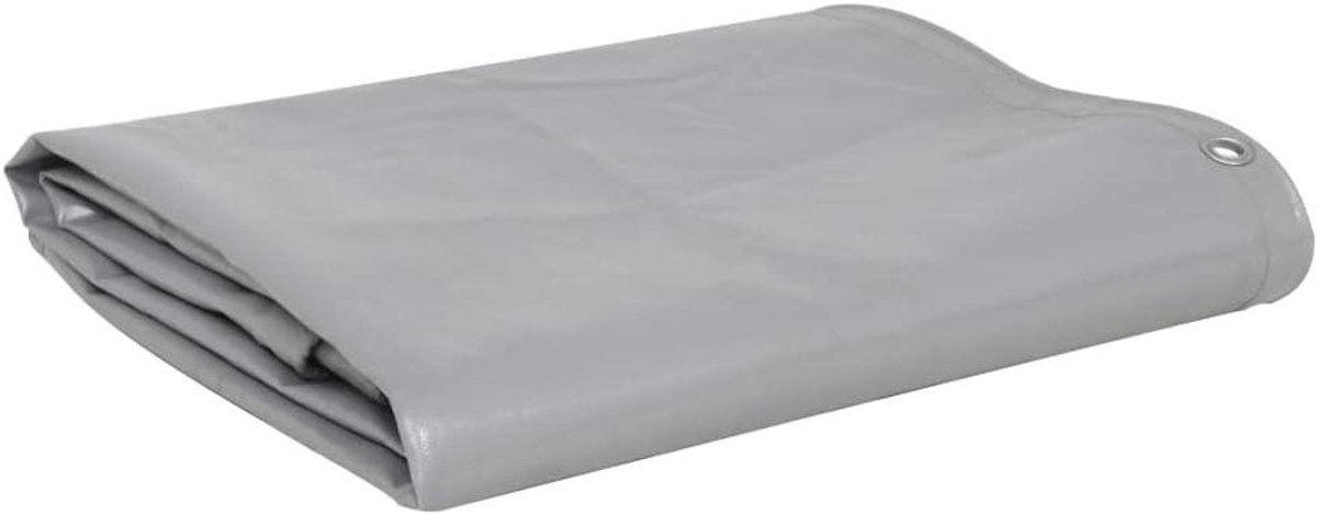 Afdekzeil Grijs - Beschermzeil Zeil - Buiten Beschermen - Water- en Scheurbestendig - 2.5 x 3.5 m - Grijs