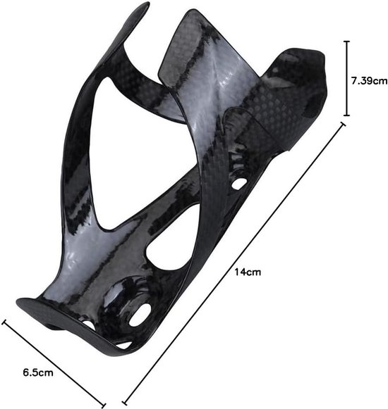 Bidonhouder voor op de fiets - carbon - waterfleshouder - drankhouder - 2 stuks - mountainbike racefiets — afbeelding 4