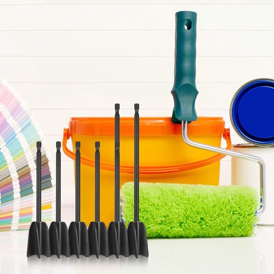 6-delige Boormixer Accessoire Set, Herbruikbare Epoxy Mixer voor 1/4" Boor, Ideaal voor het Mengen van Epoxyhars, Verf en Keramische Glazuur — afbeelding 5
