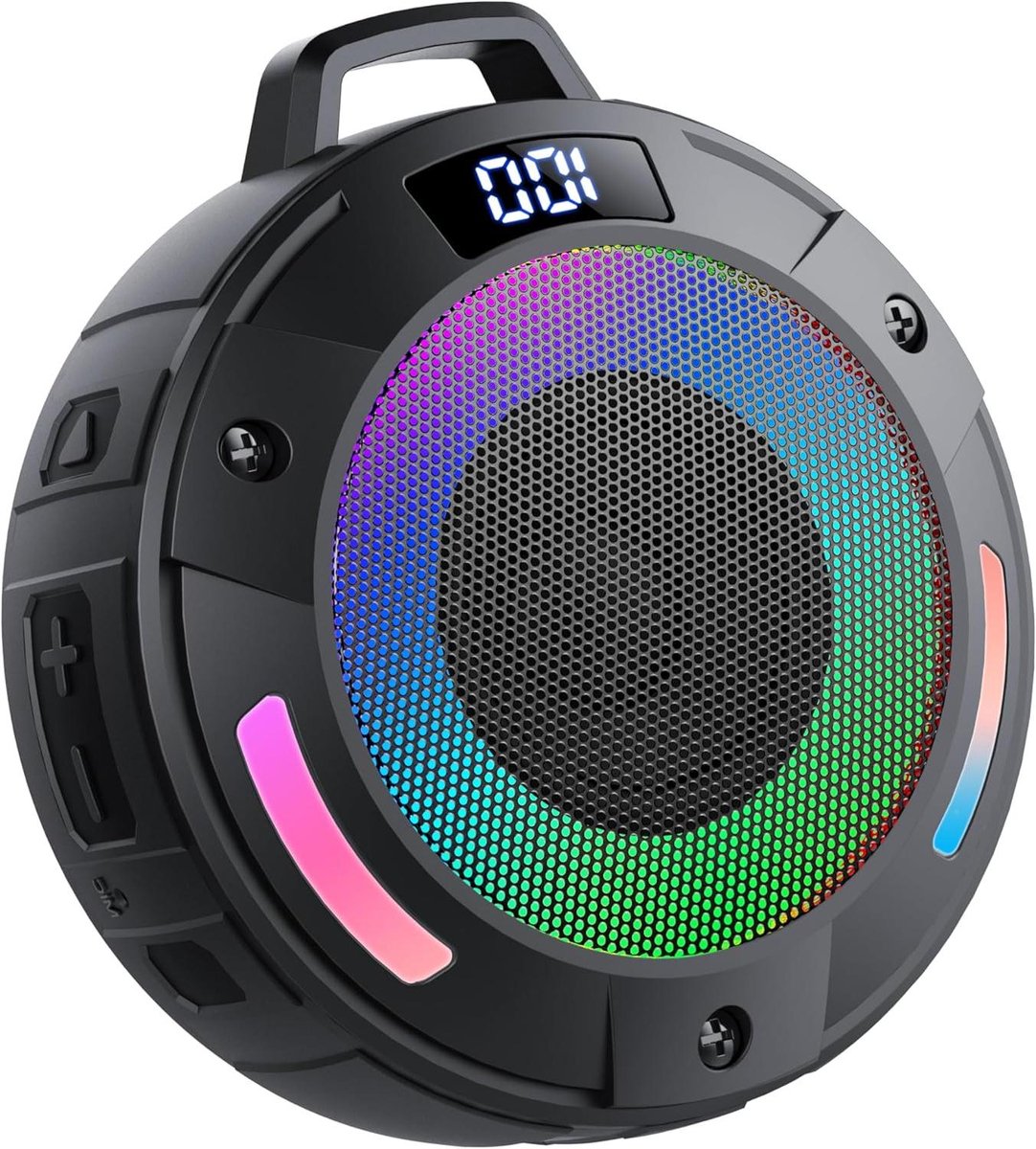 Draagbare Mini Luidspreker - Muziekbox Bluetooth - Douche Muziek Luisteren - IP68 Waterdicht Drijvend - 20 Uur Speeltijd - Zwart