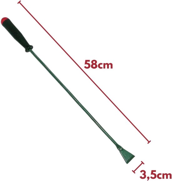 Aspergesteker Onkruidsteker - Tuingereedschap Staal - Onkruid Verwijderen - Gemaakt in EU - 58 cm - Metaal — afbeelding 5
