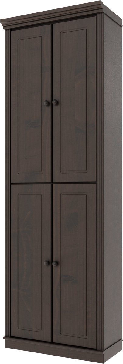 Notio Living Anita- Boekenkast Houten Deuren 4 pcs HL Havana-lak