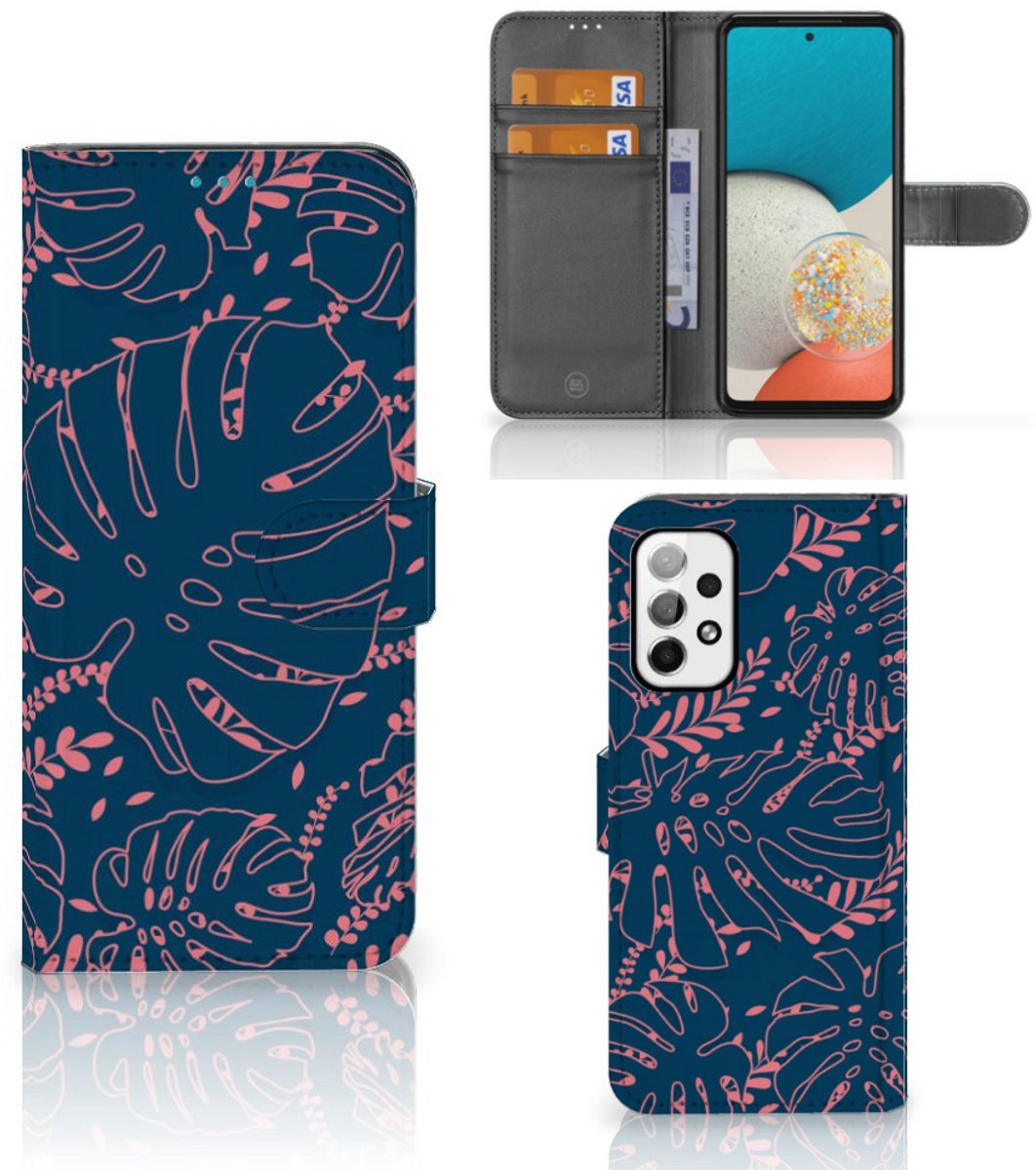 Samsung Galaxy A73 5G Hoesje Palm Leaves
