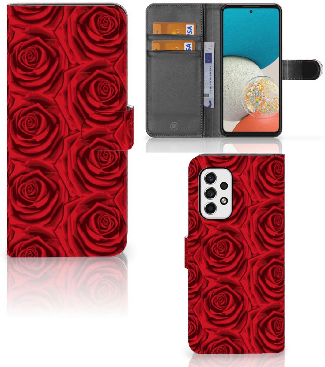 Samsung Galaxy A53 Hoesje Red Roses