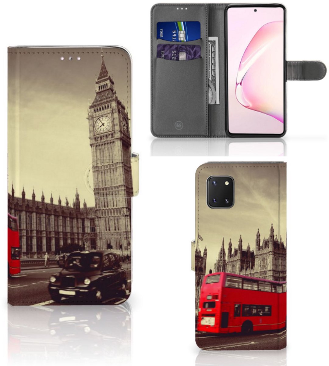 Boekhoesje voor Samsung Note 10 Lite Flip Cover Londen