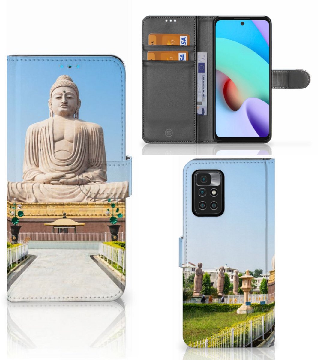 Xiaomi Redmi 10 Flip Cover Boeddha