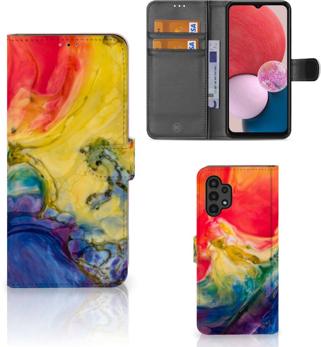 Hoesje Samsung Galaxy A13 (4G) Watercolor Dark