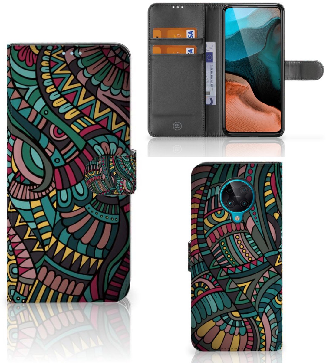 Xiaomi Poco F2 Pro Telefoon Hoesje Aztec