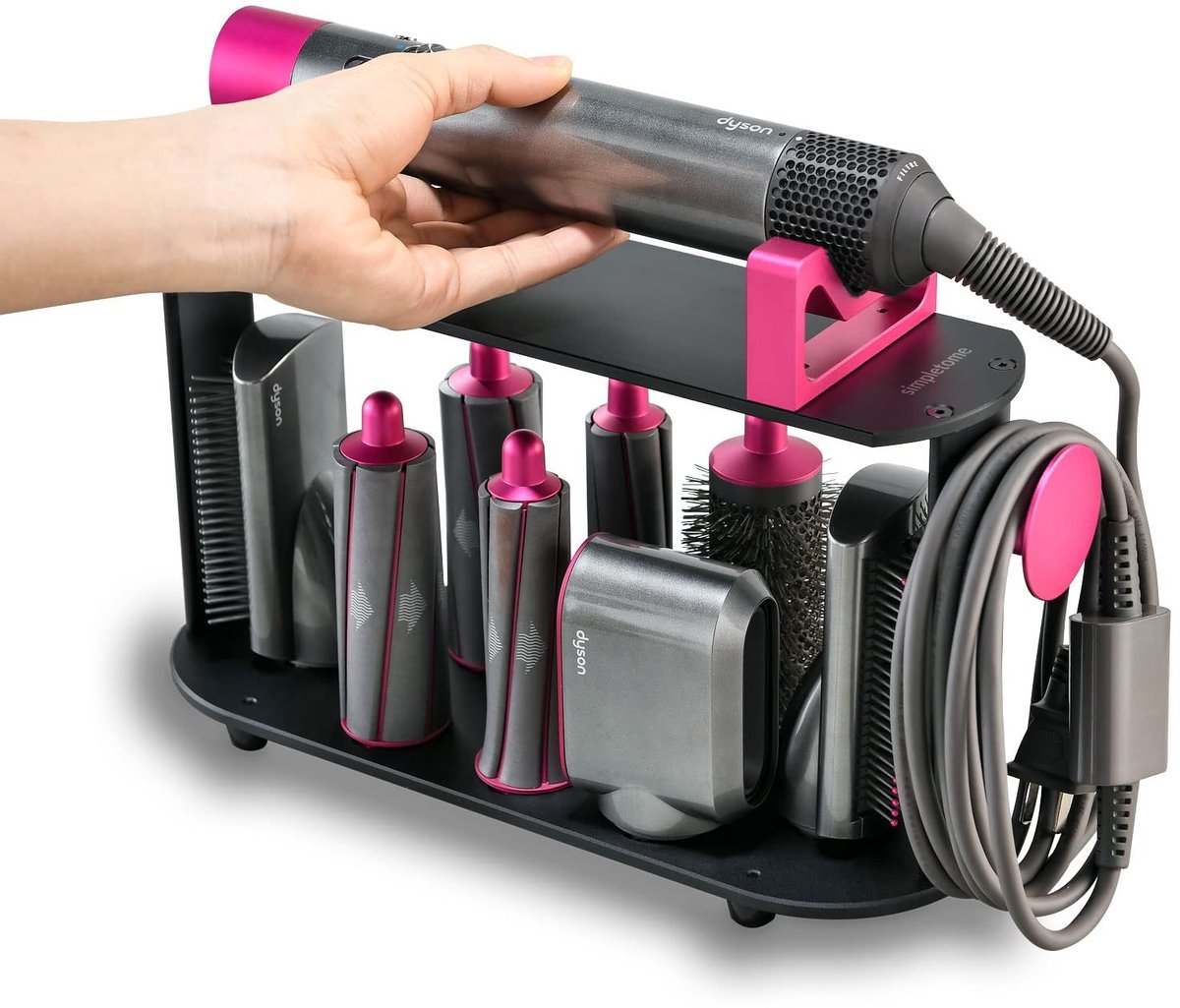 Cosensi - Storage Stand Holder - Dyson Airwrap - Stevige Aluminium - Non-Slip Rubber - Houders voor Haarstyler - Ruimtebesparend