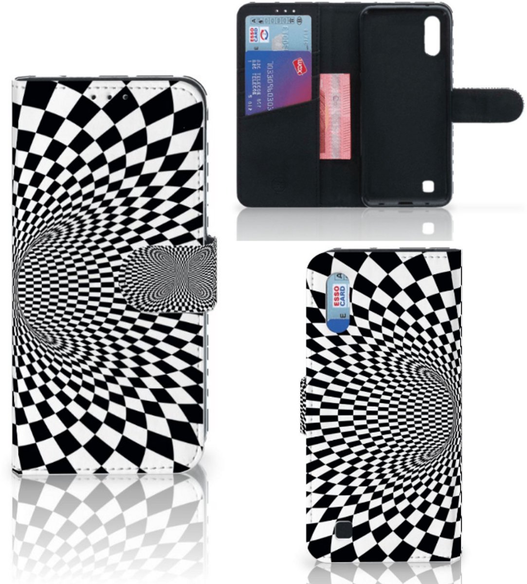Samsung Galaxy M10 Book Case Illusie