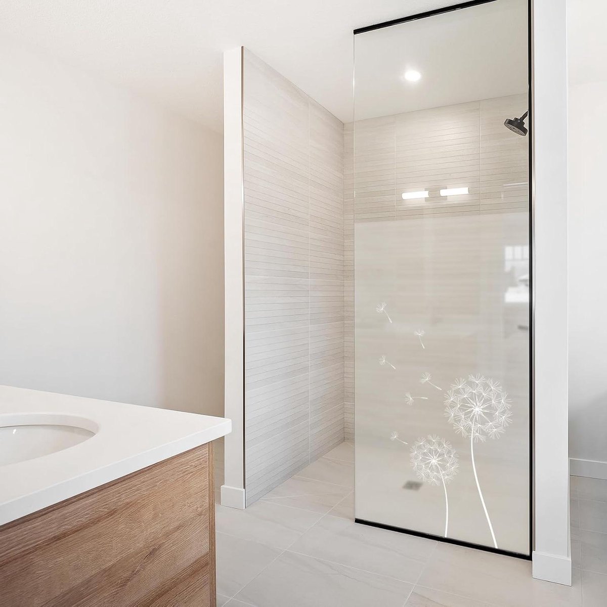 Raamfolie Douchecabine - Glasfolie Inkijkwerend - Badkamer Privacy - Waterdicht Zelfkleven