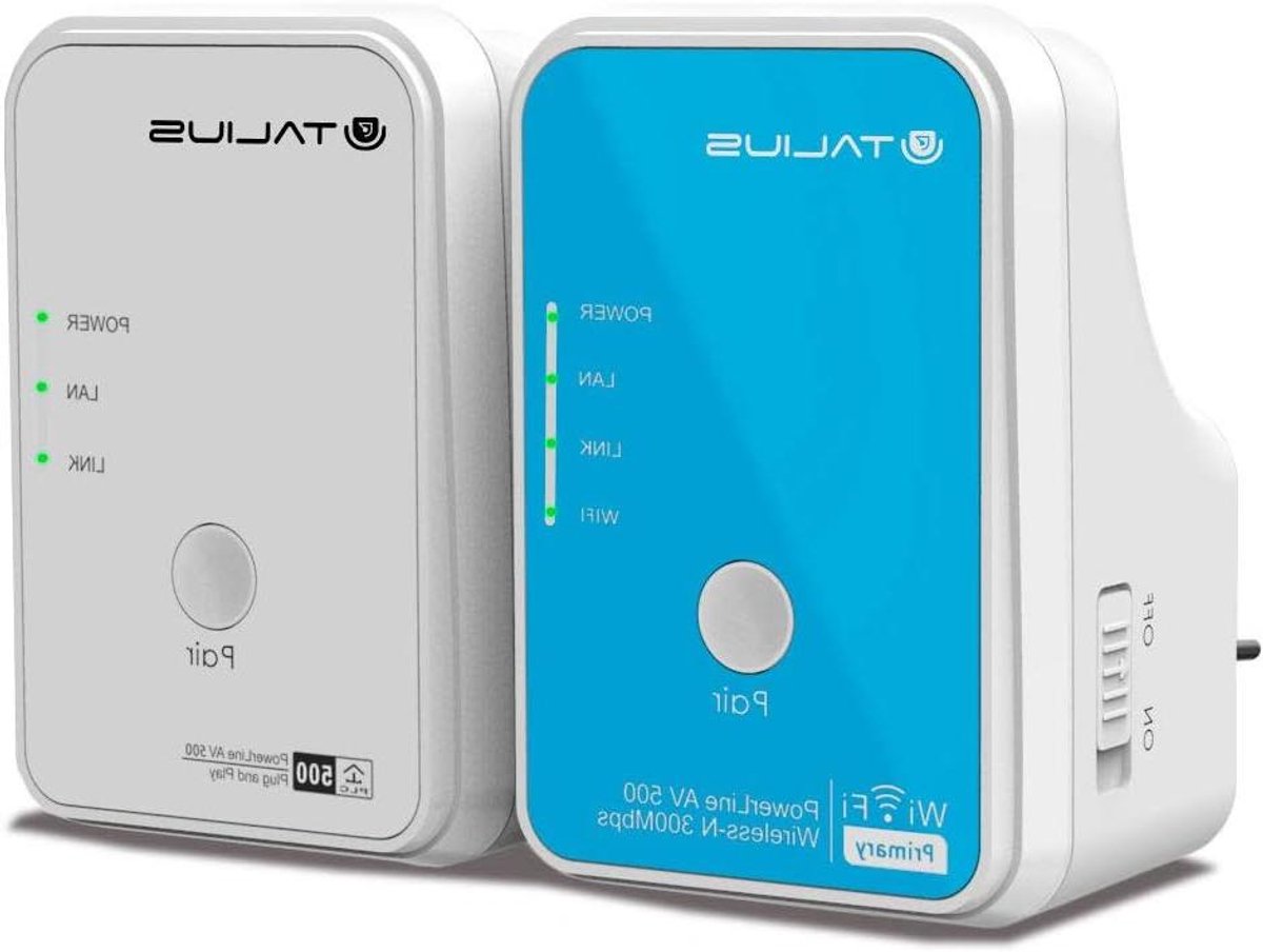 Powerline Adapter Kit - Netwerk Extender - Internet Uitbreiden - Inclusief WiFi - 300 Mbps - Wit