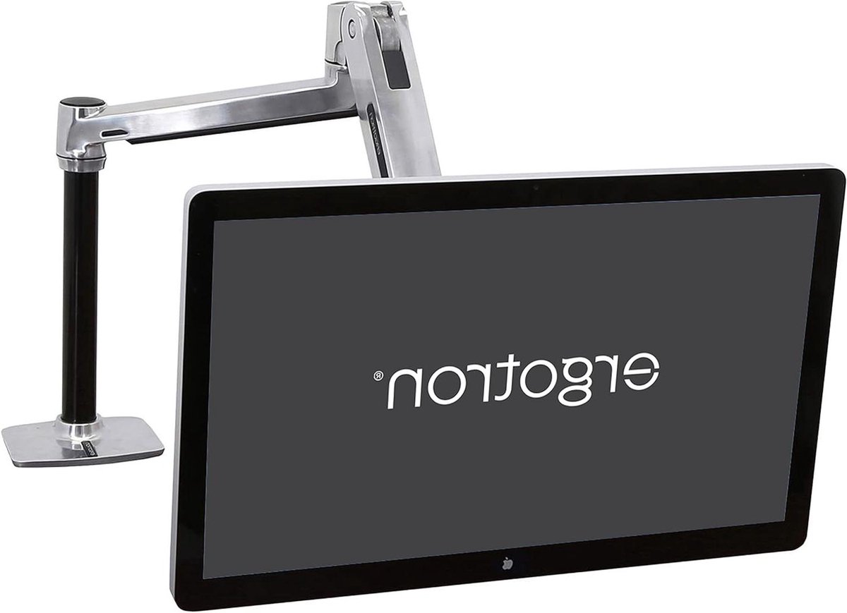 Monitor Arm - LCD Arm Tafelmontage - Ergonomisch Werken - Gepatenteerde CF Bewegingstechnologie - 19.62 ponden - Aluminium