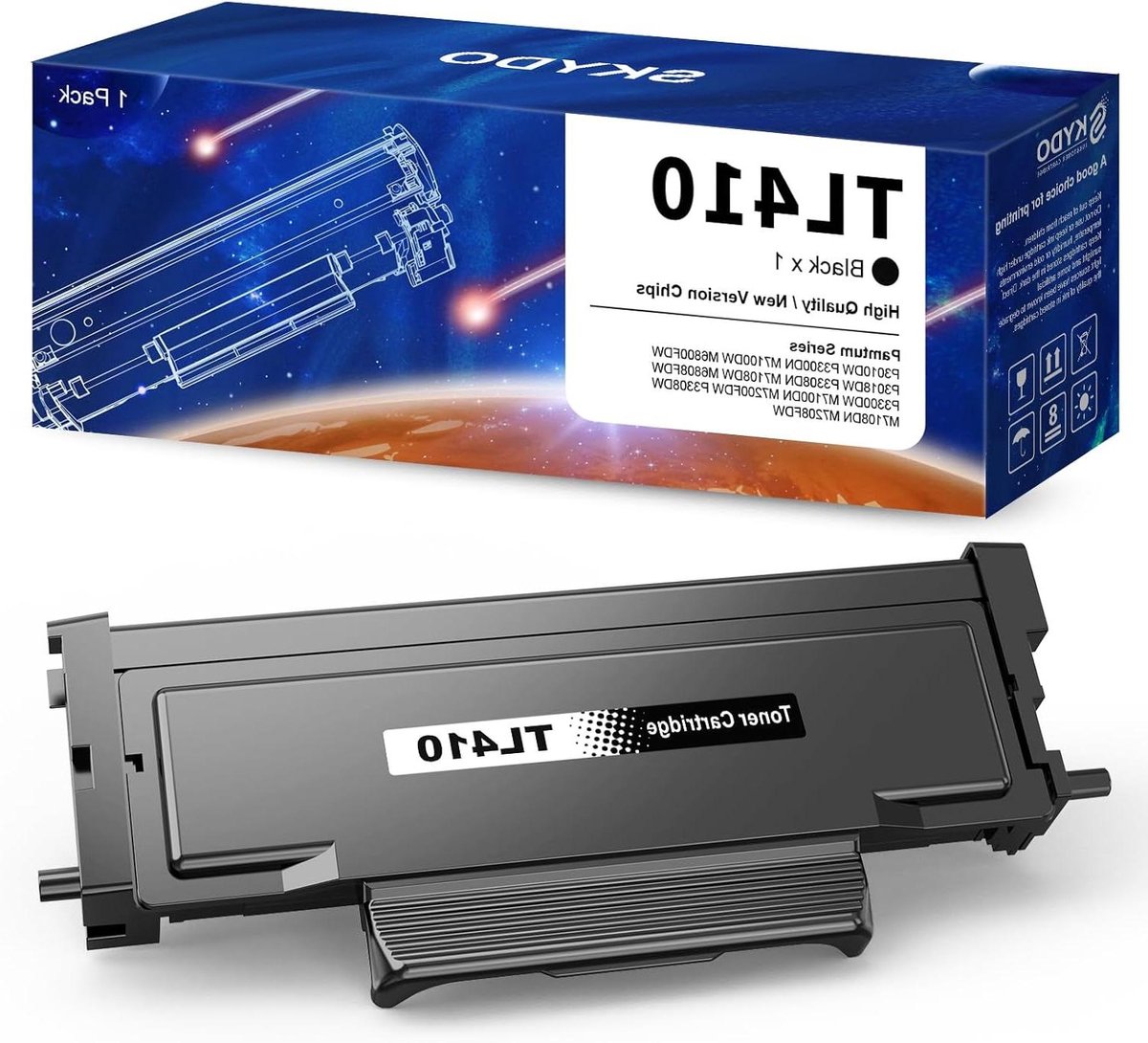 Toner TL-410 - Tonercartridge Zwart - Printer Onderhoud - Hoge Paginaopbrengst - 1500 Pagina's - Zwart