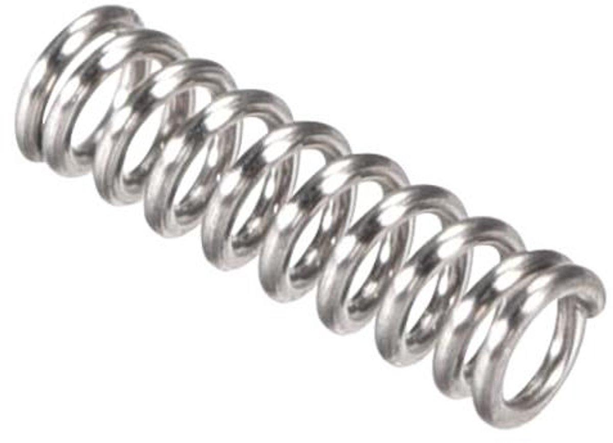 Drukveren Set - Compressieveren RVS - Apparaten Reparatie - 304 Roestvrij Staal - 20 Stuks 10 mm - Zilver