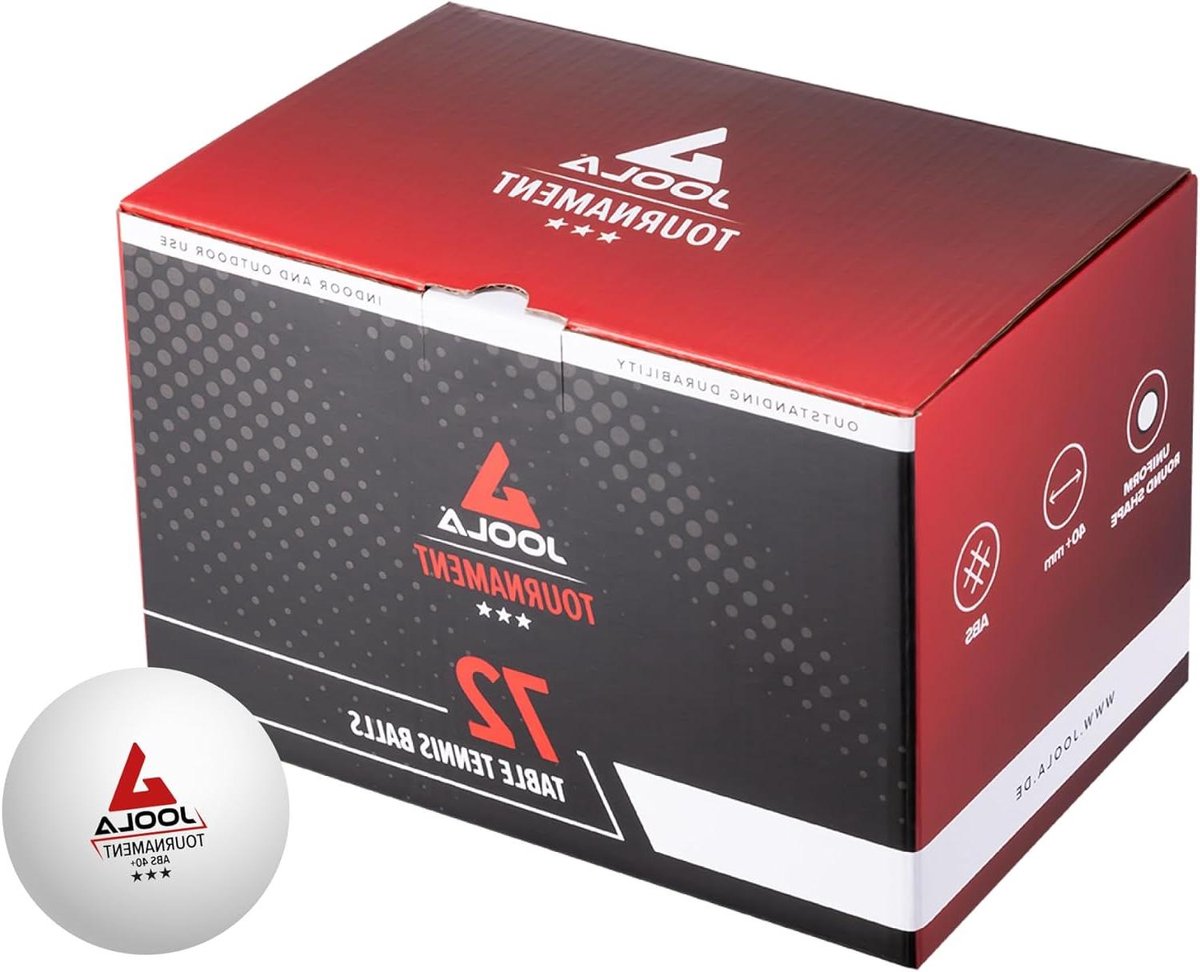 Tafeltennisballen - Sportballen - Wedstrijd Training - Hoogwaardige ABS-kunststof - 72 stuks 40mm - Wit