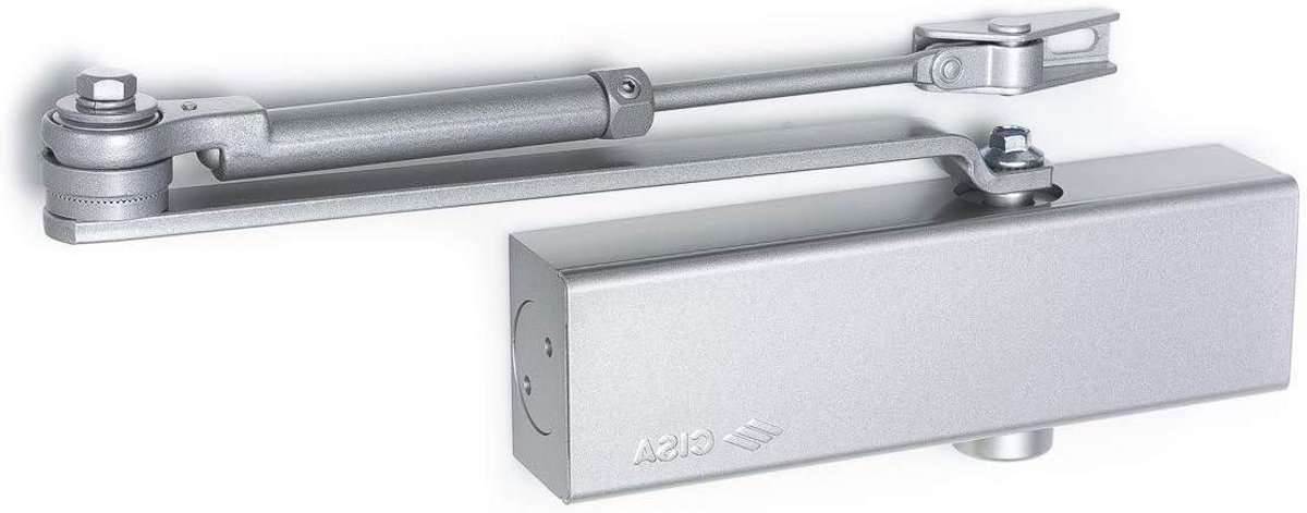 Deursluiter Multiforce - Automatische Deurcloser - Deuren Sluiten - Zilverkleurige Handgreep - 23 Kilogram - Zilver