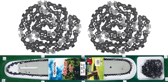 Universeel - Prowadnica voor Kettingzaag - 45cm - Inclusief 2 Kettingen van Universeel — afbeelding 4