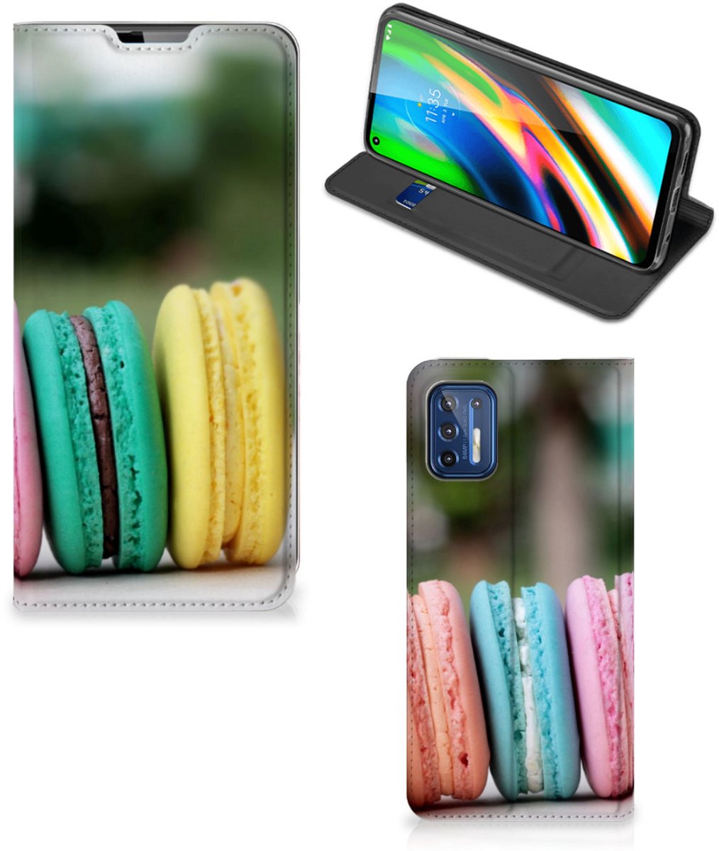 Motorola Moto G9 Plus Flip Style Cover Macarons