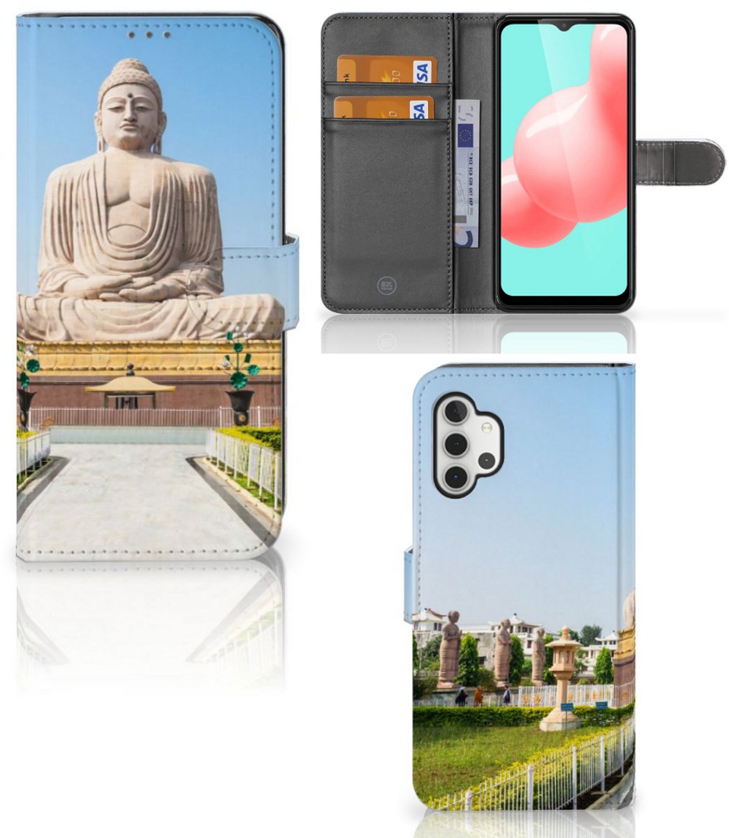 Samsung Galaxy A32 5G Flip Cover Boeddha