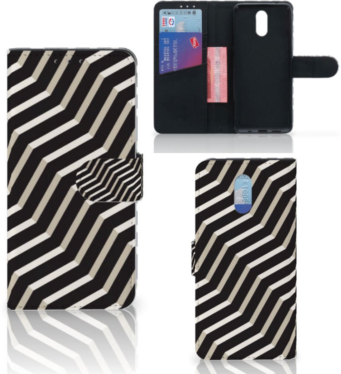Boekhoesje voor Nokia 2.3 Book Case Illusion