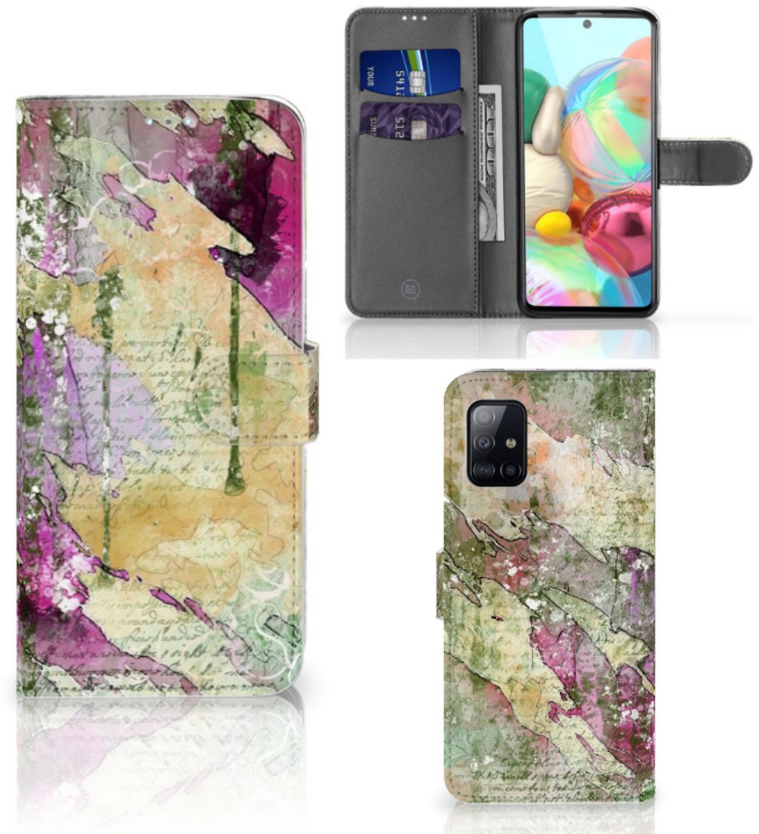Hoesje Samsung Galaxy A71 Letter Painting