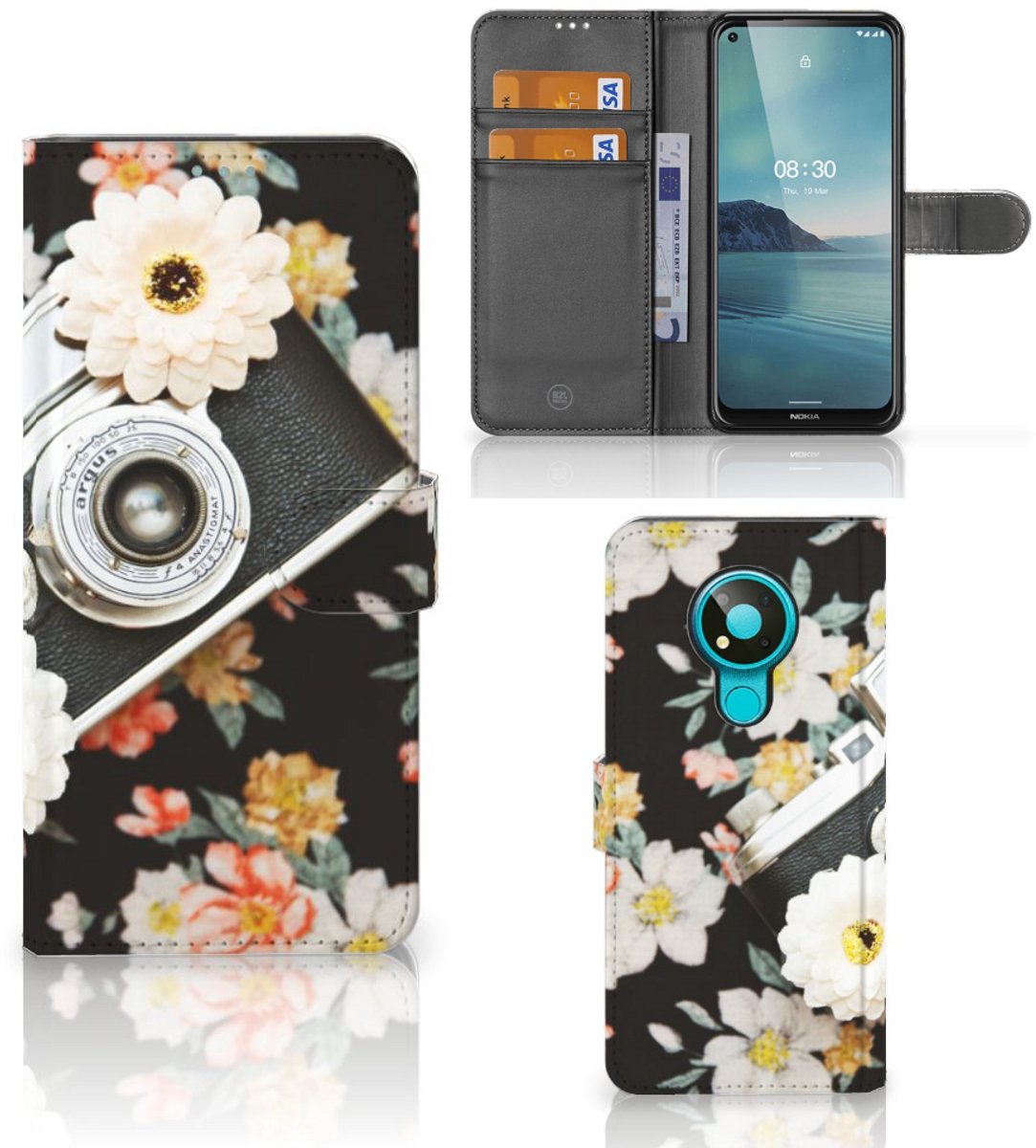 Nokia 3.4 Telefoonhoesje met foto Vintage Camera
