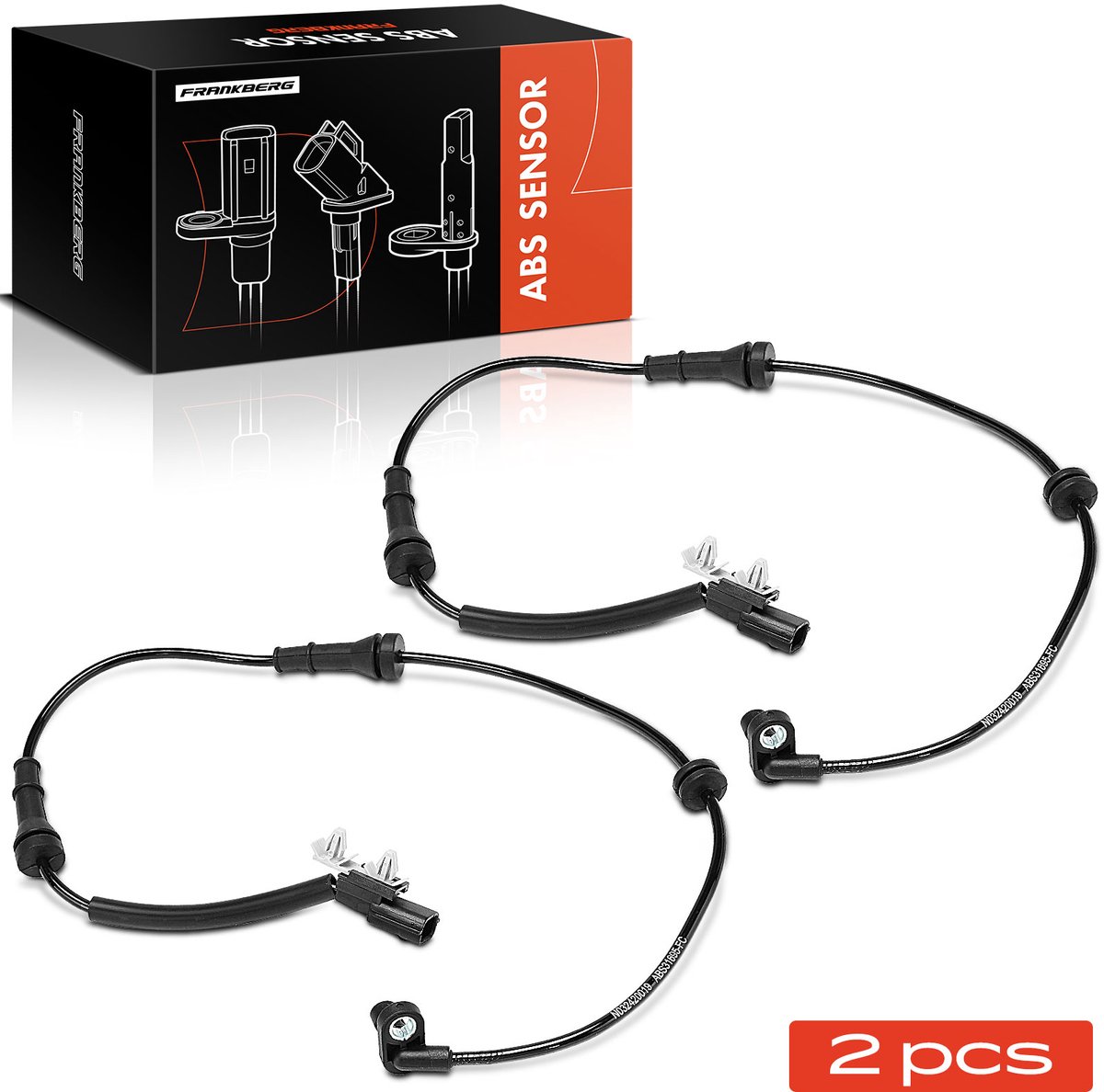 Frankberg 2x ABS-sensor vooras links rechts voor Nissan